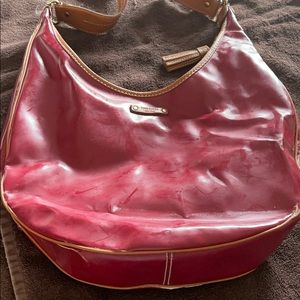 Red Patton Leather Kate Spade Bag.